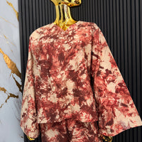 Ms. Pearl 2-piece Set |Brown