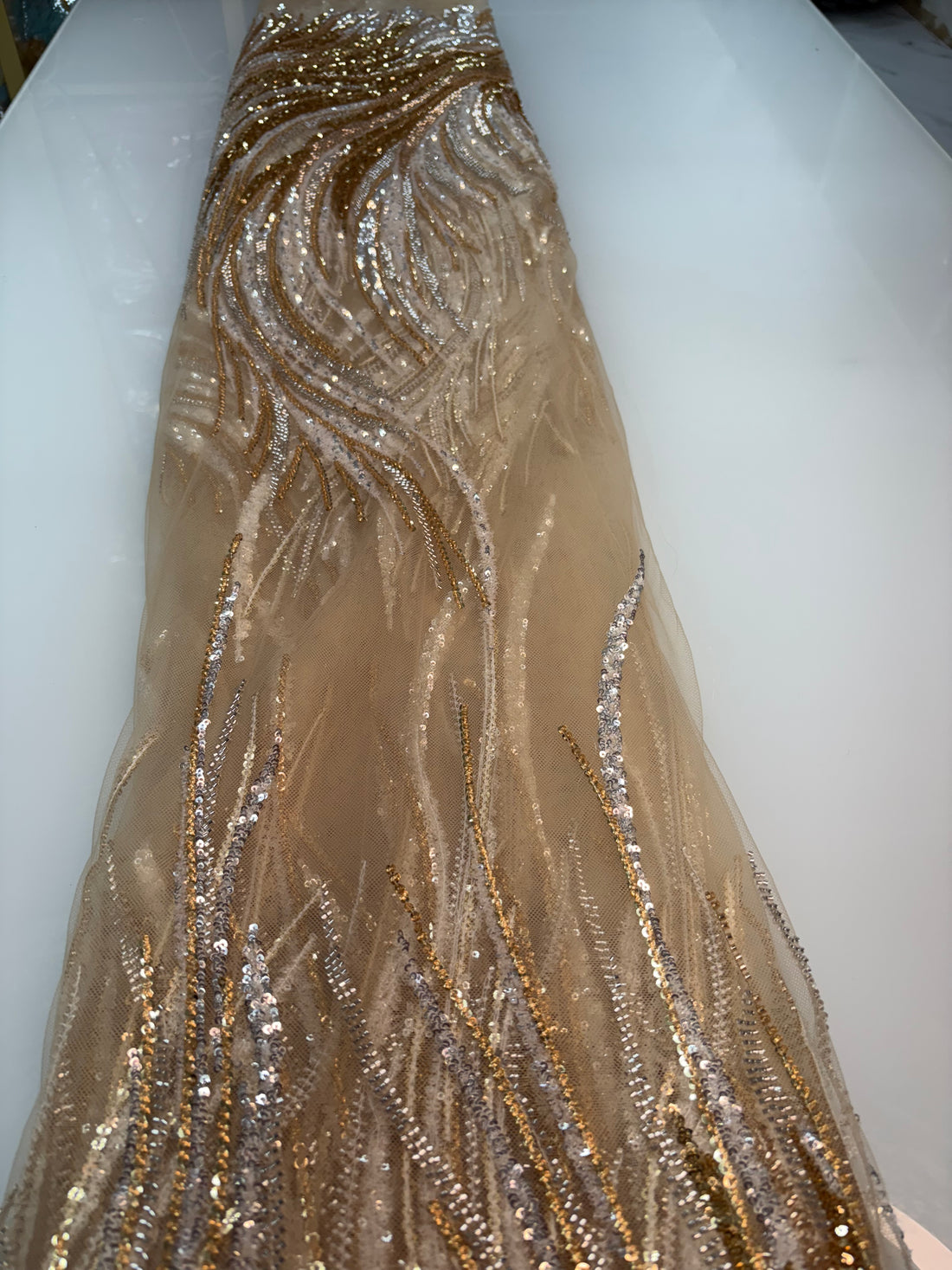 Gold x Silver Streak Net | 5 yards