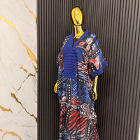 Dark Blue Ankara Bubu