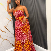OREMI ADIRE DRESS
