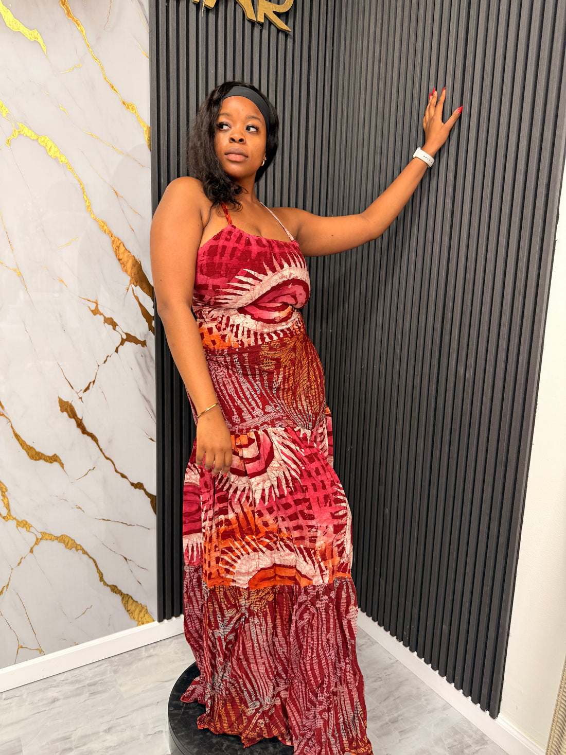OREMI ADIRE DRESS