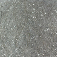 White Sequin Lace | 5 yards