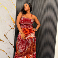 OREMI ADIRE DRESS