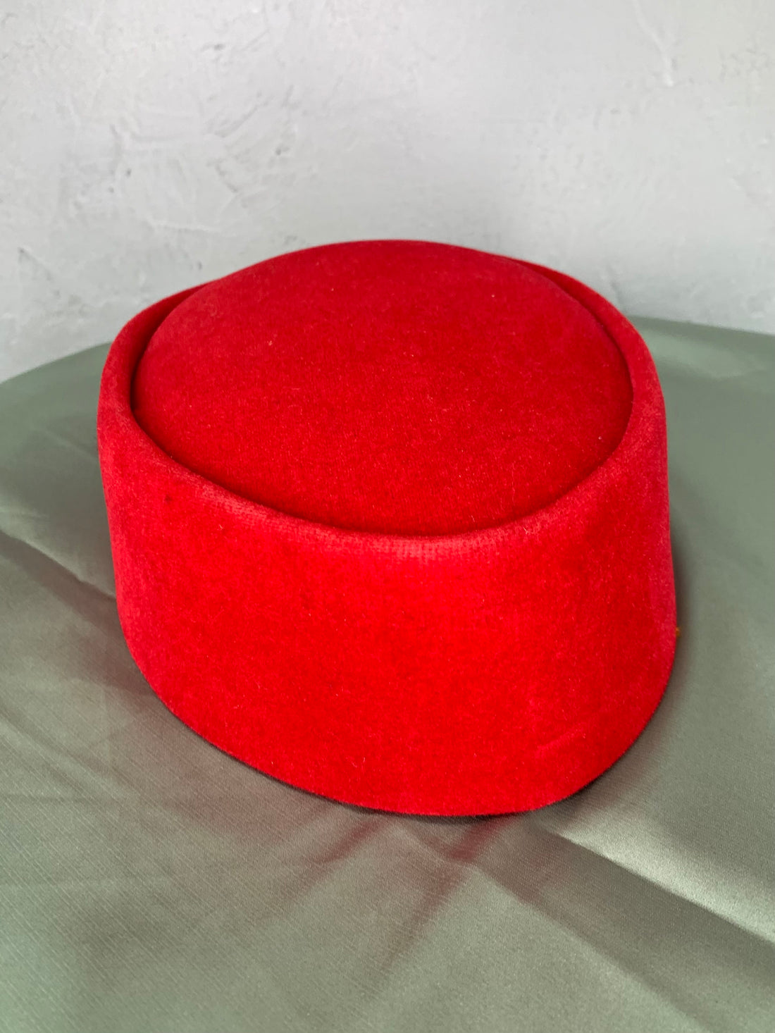 Solid Red Velvet African Mens Caps