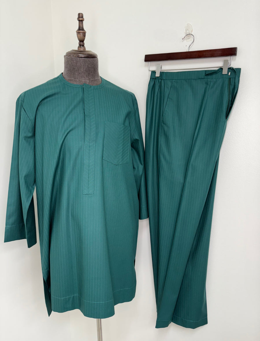 Green Agbada Set