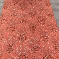 Light Peach Lace | 5 yards