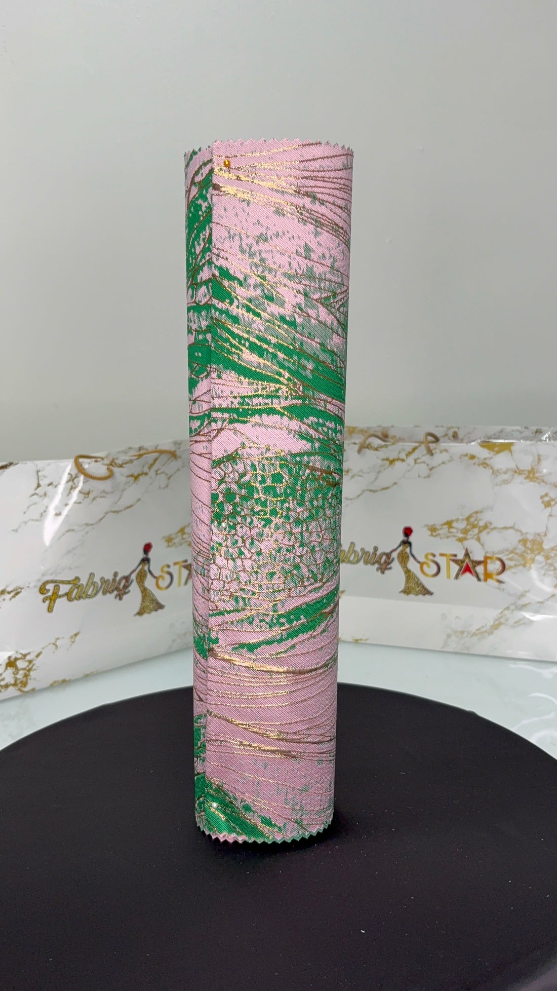 Pink & Green Cracked | Sego Gele