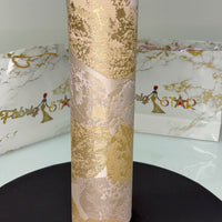 Crème & Gold Leaf Design | Sego Gele