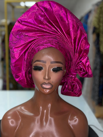 Hot Pink | Auto Gele