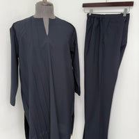 Black x Grey Creased Mens Set