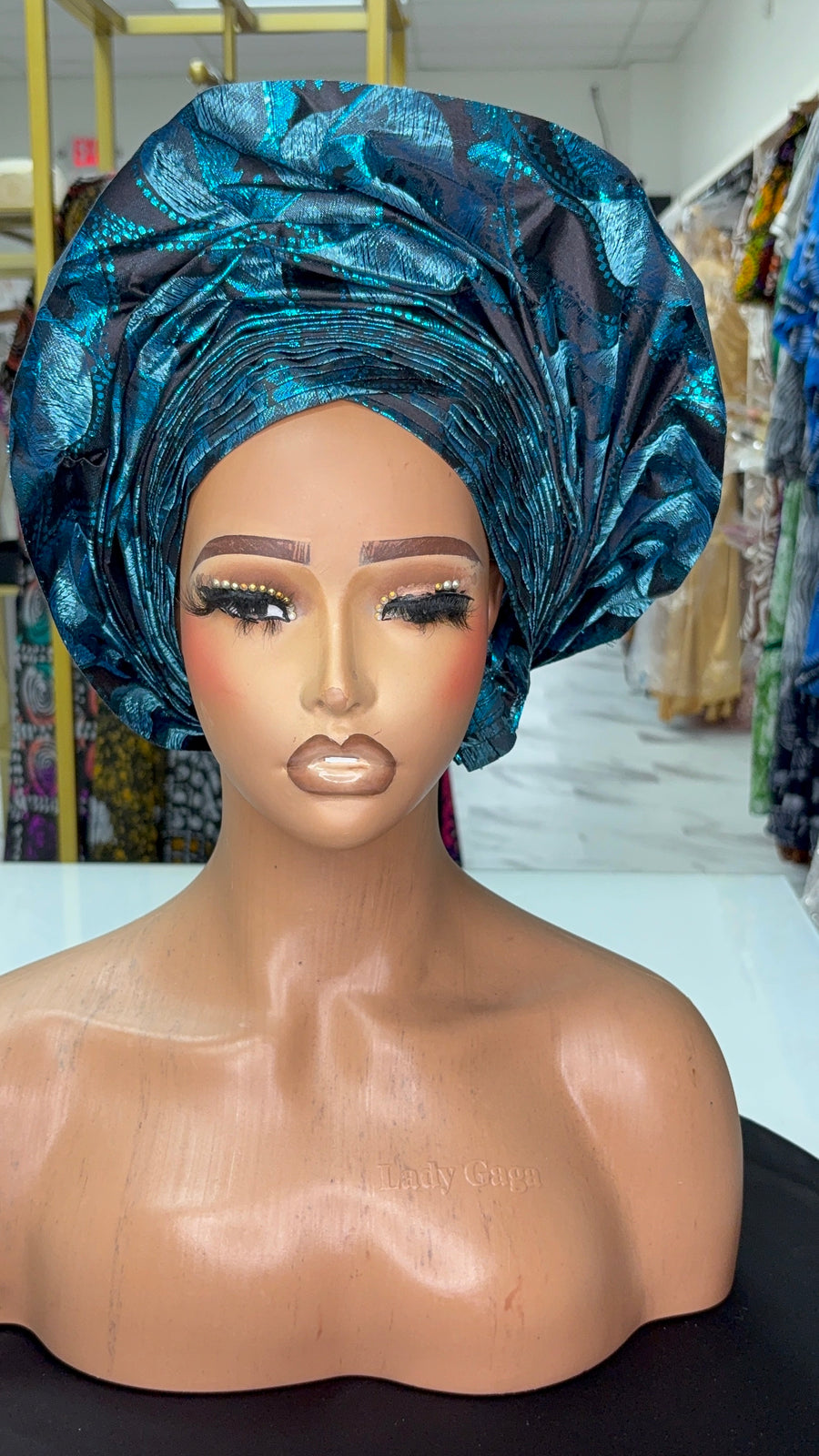 Teal Blue | Auto Gele