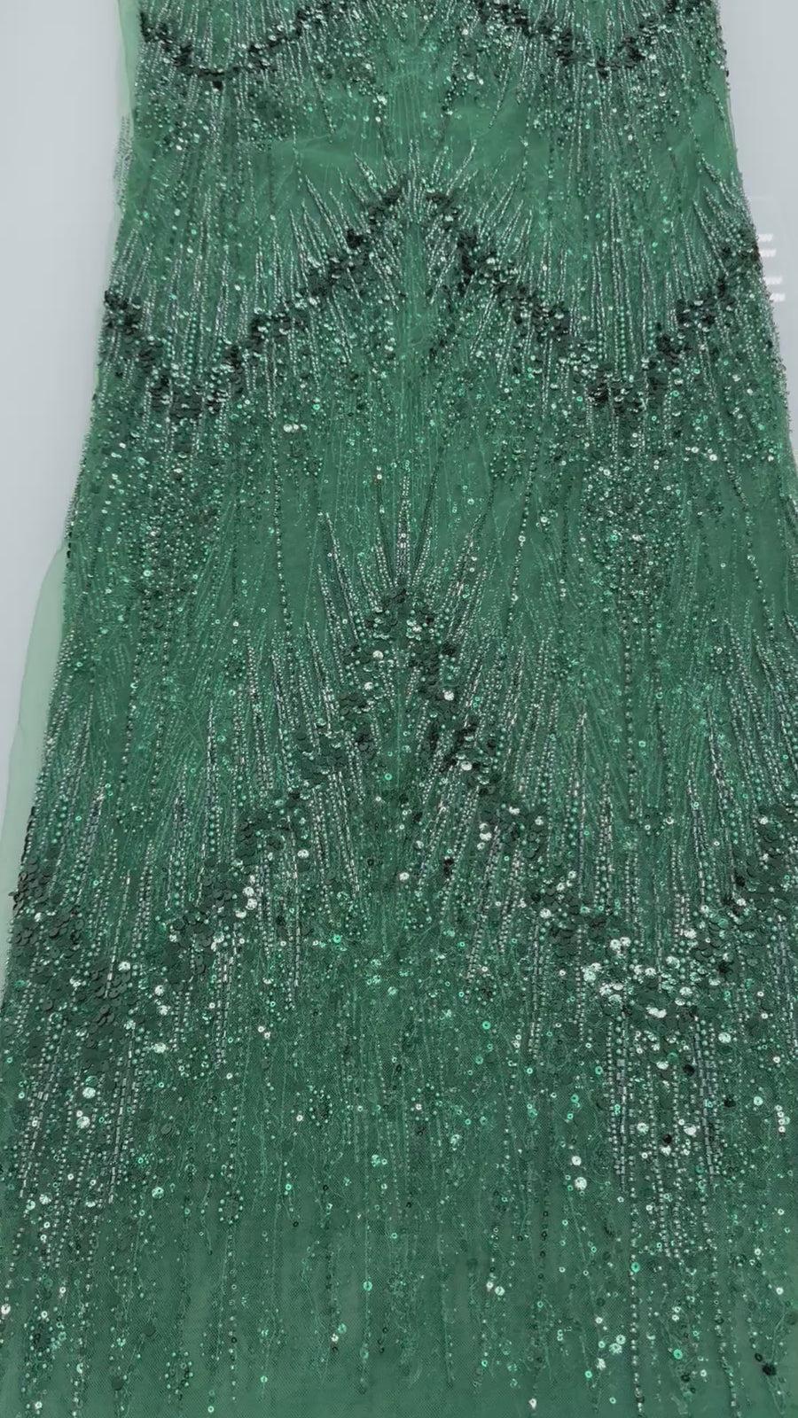 Emerald Green Bead Lace