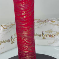 Bright Red & Gold Cracked | Sego Gele