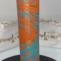 Orange & Blue Gold Cracked | Sego Gele