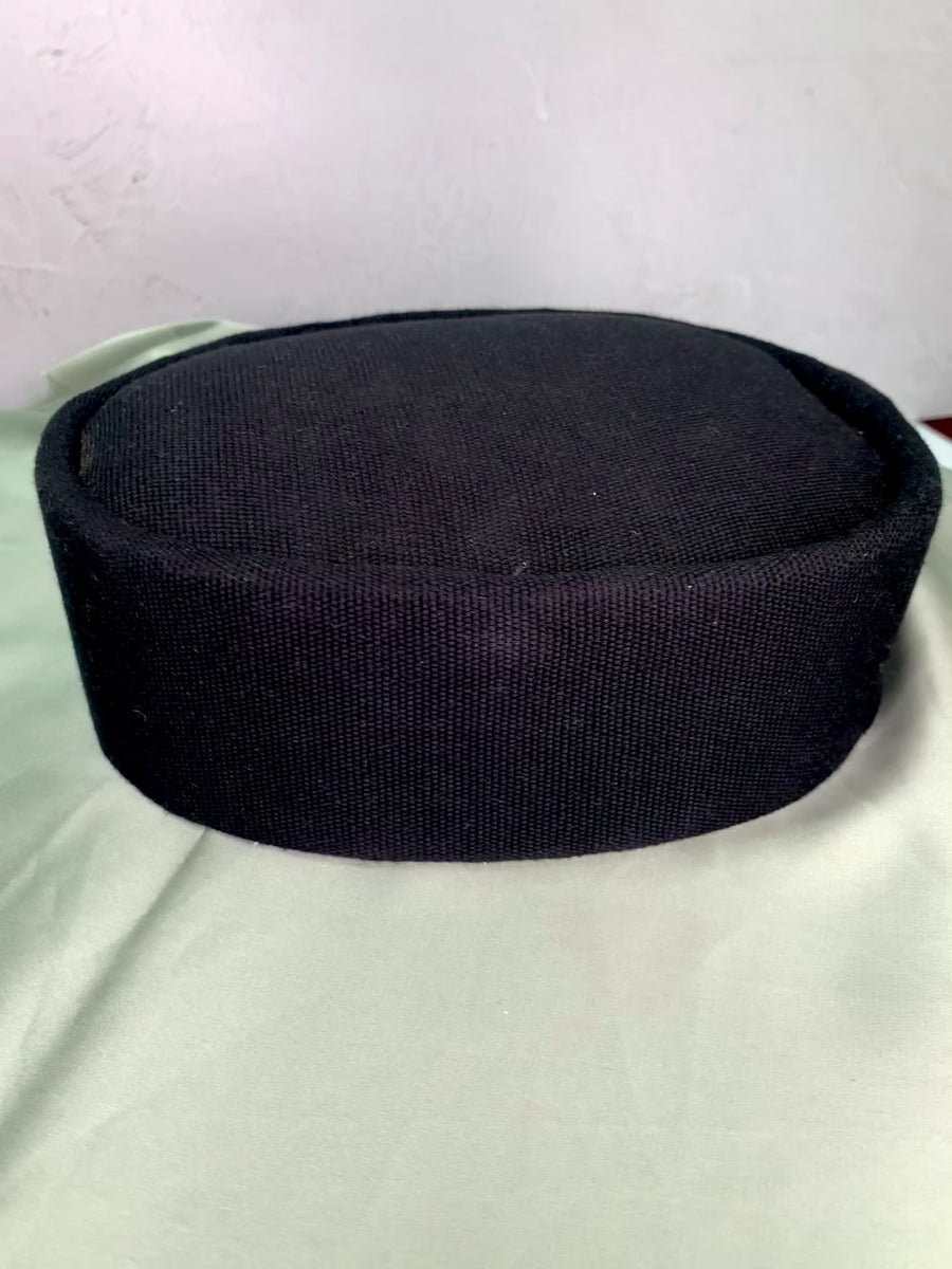 Solid Black African Mens Cap