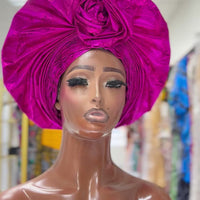 Magenta Pink | Auto Gele