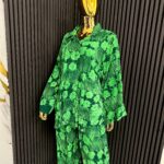 Agbonma Emerald Green Adire 2-Piece view 3