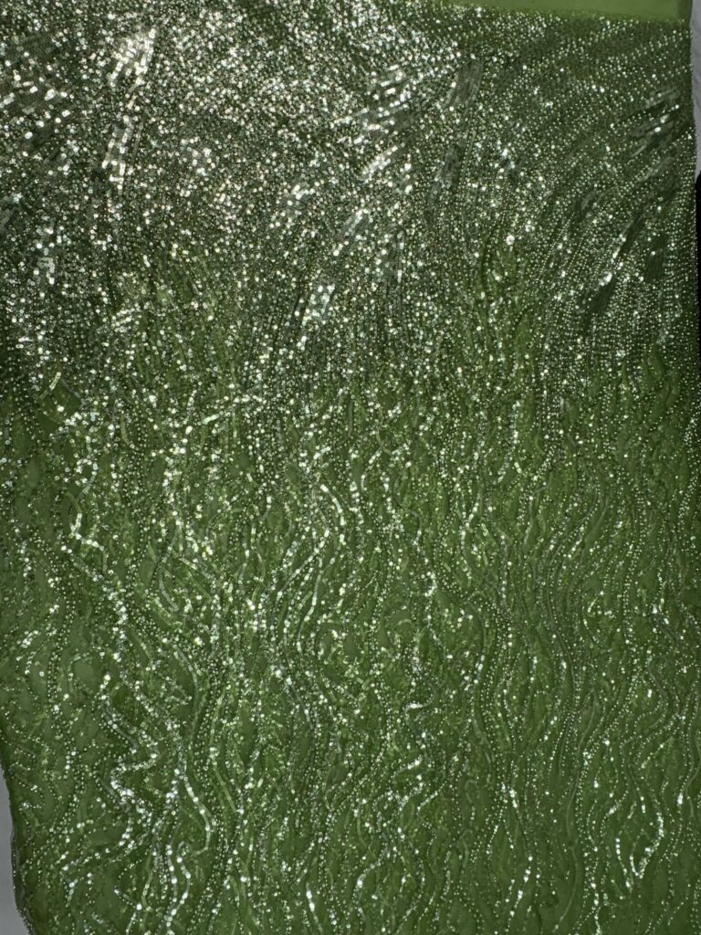 Olive Green Lace | 5 yards