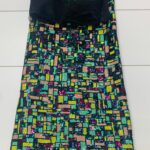 Black Mosaic Checkered Lace | 5 yards view 1