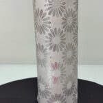 Shimmer Silver Floral Print | Sego Gele view 1