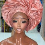 Pastel Peach-Pink | Auto Gele view 1