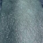 Soft Blue Sequin Lace | 5 yards view 2