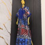 Dark Blue Ankara Bubu view 3