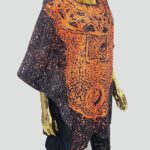 Orange Galaxy Print Adire Set view 2