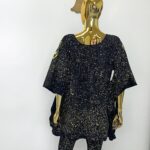 Yellow Galaxy Adire Print Set view 3