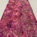 Orchid Purple Sequin Lace | 5 yards view 1