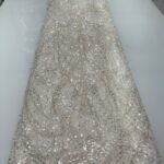 White Sequin Lace | 5 yards view 3