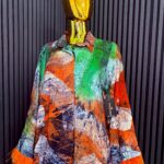 Agbonma Orange Feather 2-piece set view 1