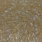 Yellow x Silver Sequin Lace | 5 yards view 2