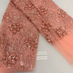 Light Peach Lace | 5 yards view 1