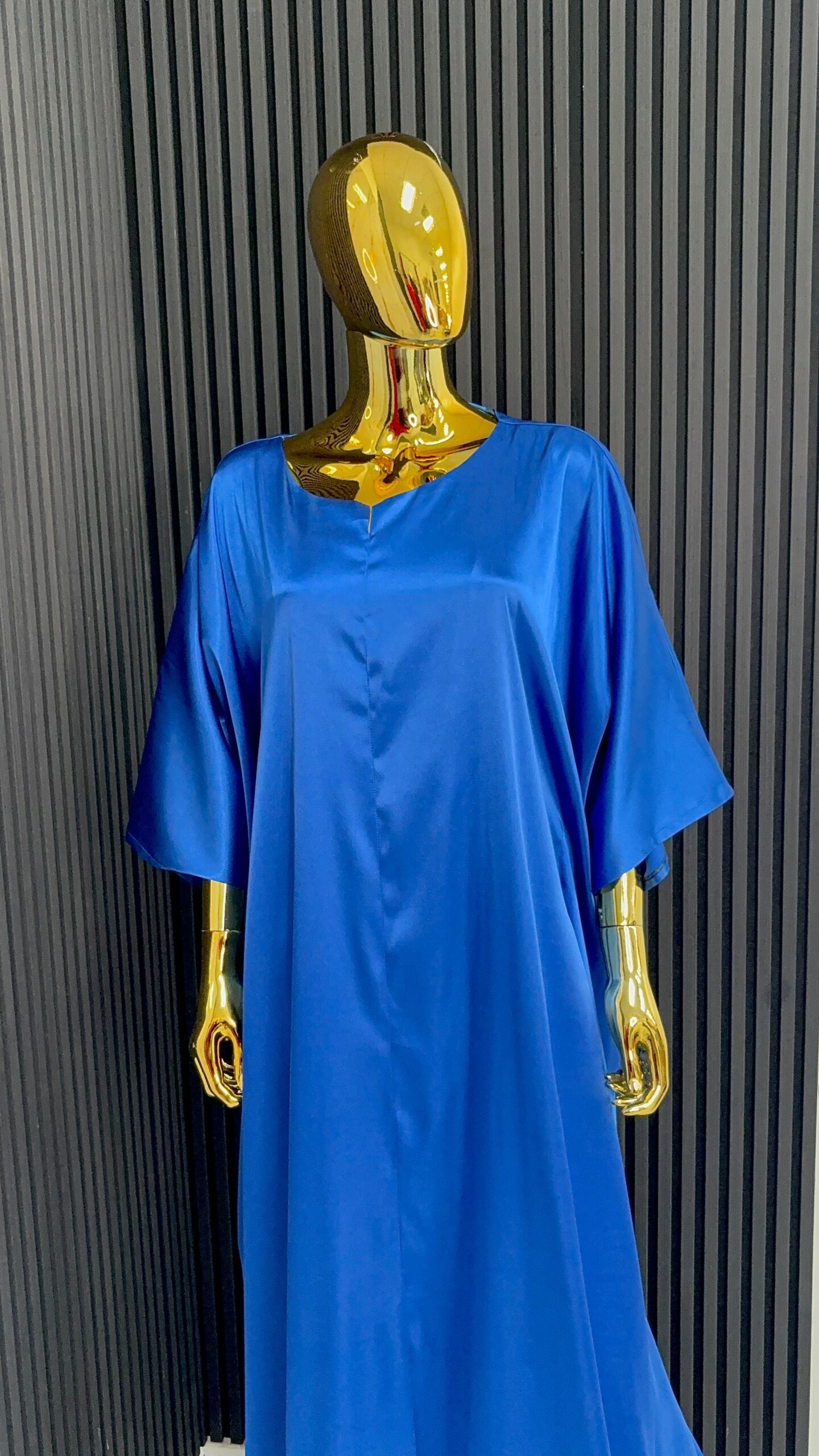 Blue Duchess Maxi Dress