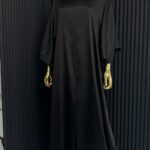 Black Duchess Maxi Dress view 4
