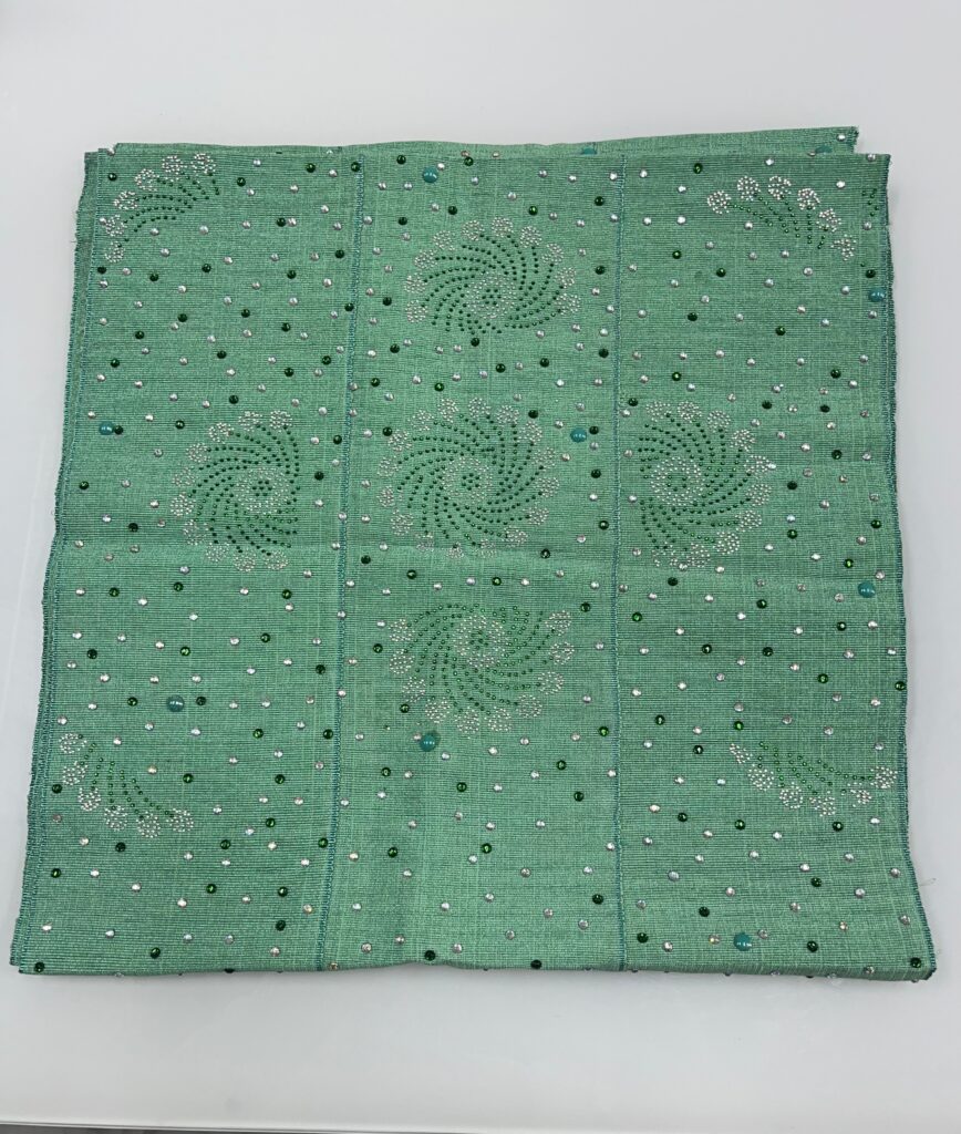 Emerald Stone | Asooke Headtie
