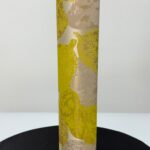 Yellow x Gold Leaf Design | Sego Gele view 1