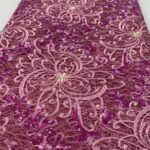 Mauve Sequin Lace |5 Yards view 1