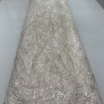 White Sequin Lace | 5 yards view 2