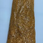 Gold Beaded Sequin Lace | 5 yards view 4