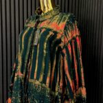 Agbonma Black & Orange Feather 2-Piece Set view 2