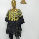 Yellow Galaxy Adire Print Set view 1