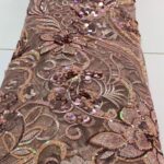 Rose Gold Blush Lace | 5 yards view 1