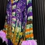 Agbonma Purple Feather Ombré 2-Piece Set view 2