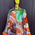 Agbonma Orange Feather 2-piece set view 2