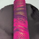 Magenta x Purple with Gold Sego | 1 Gele view 1